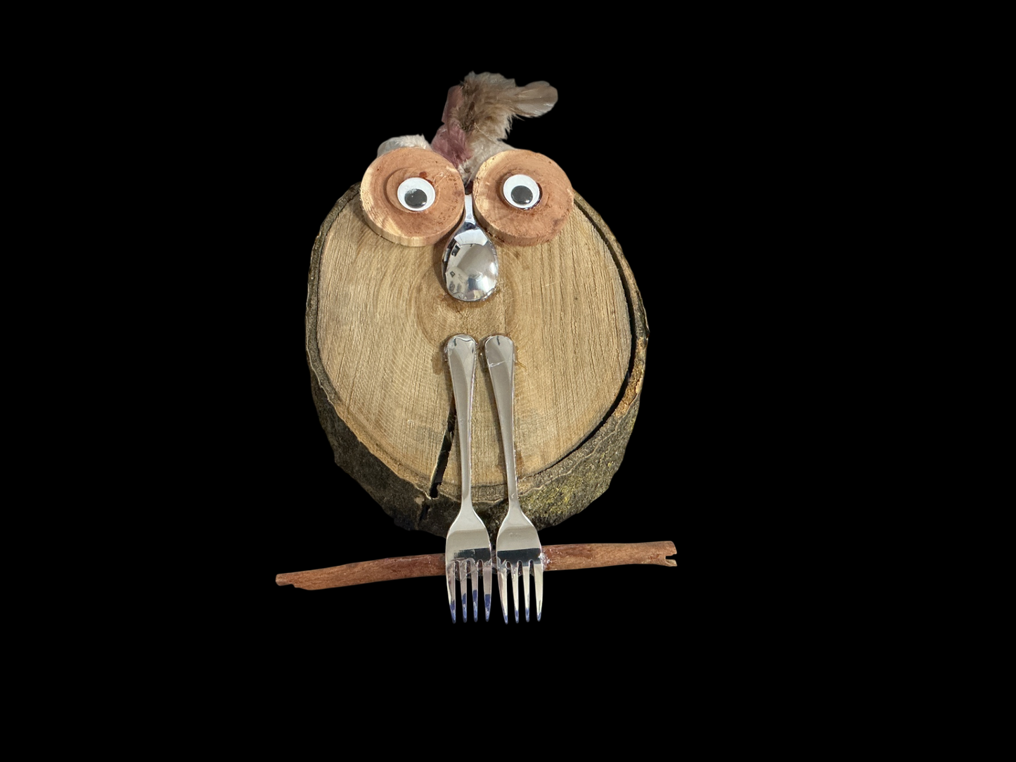 Wall Art Wooden Owl