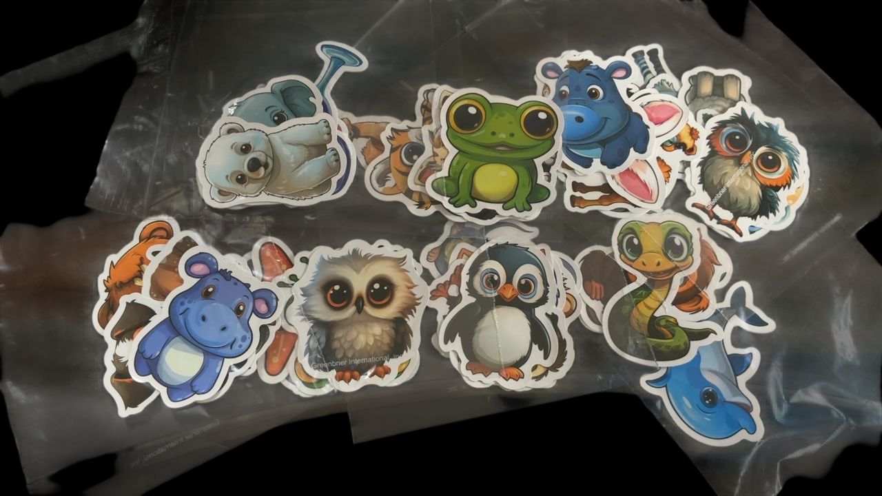 Sticker Pack Multicolor Animals
