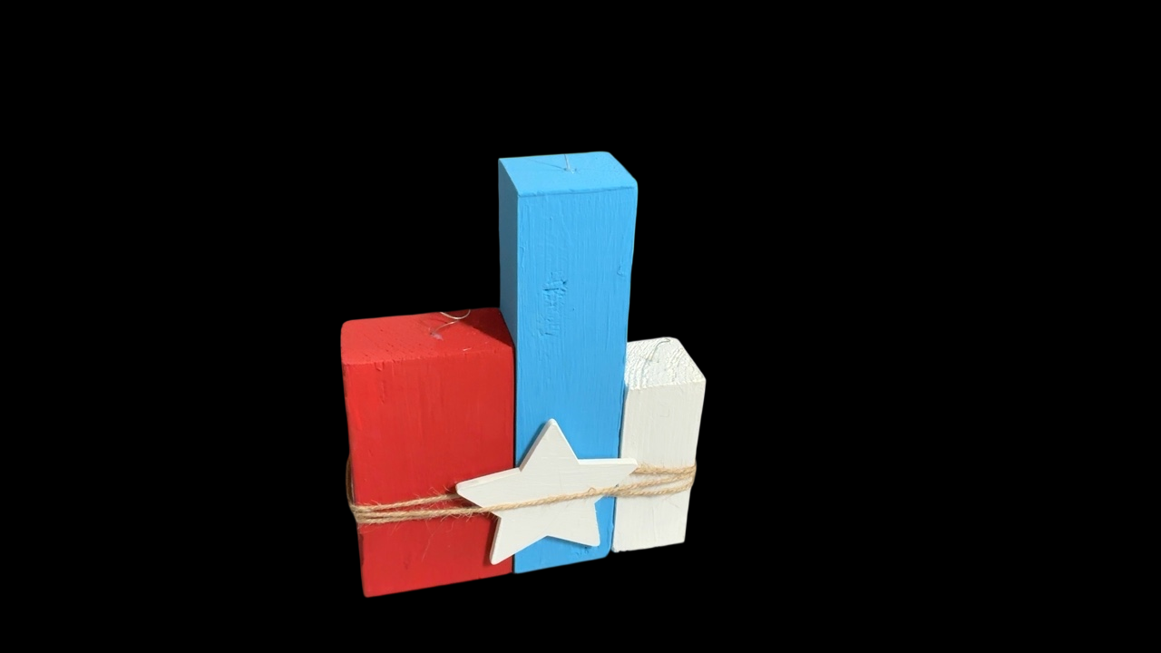 Home Decoration One Size Red, Blue, White