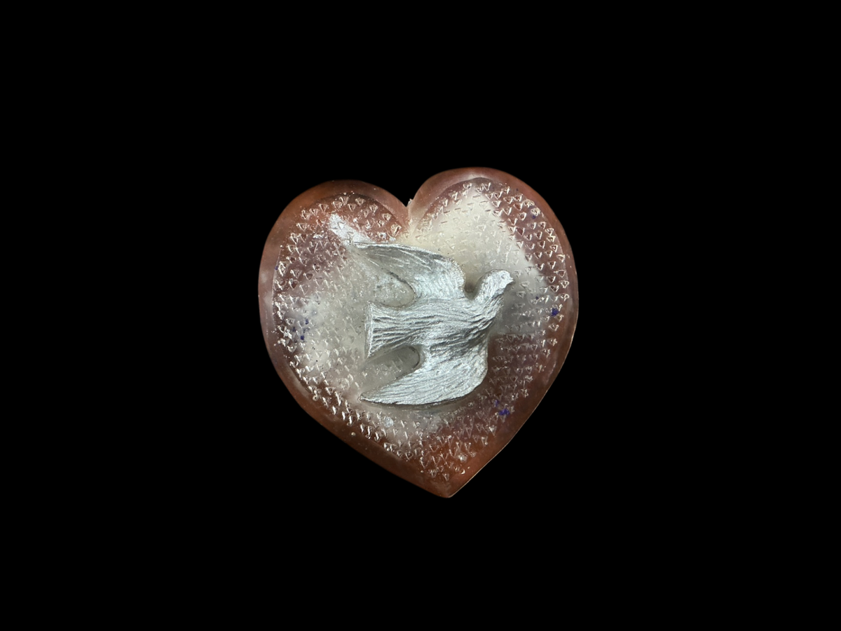 Brown/Silver/Transparent Resin Freedom Factory Art