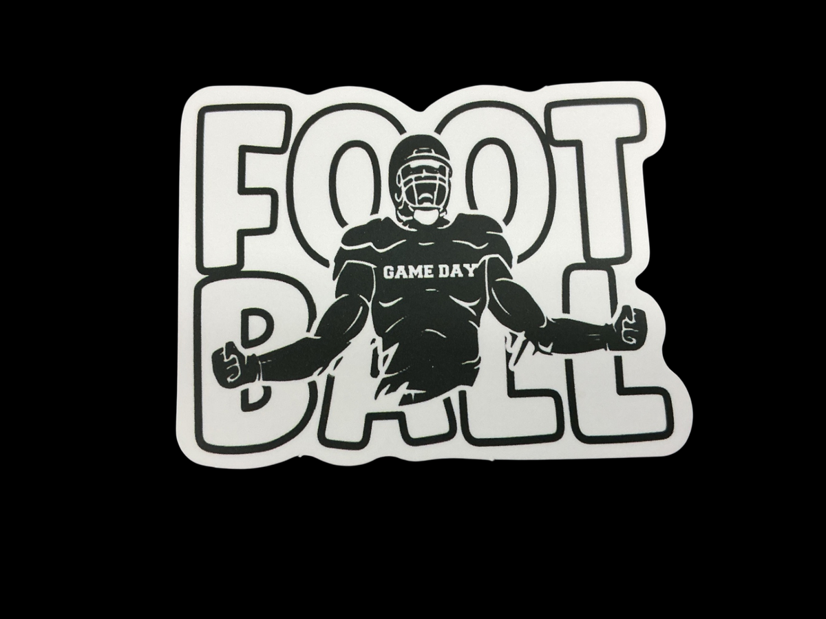 Black and White Vinyl Sticker Sticker