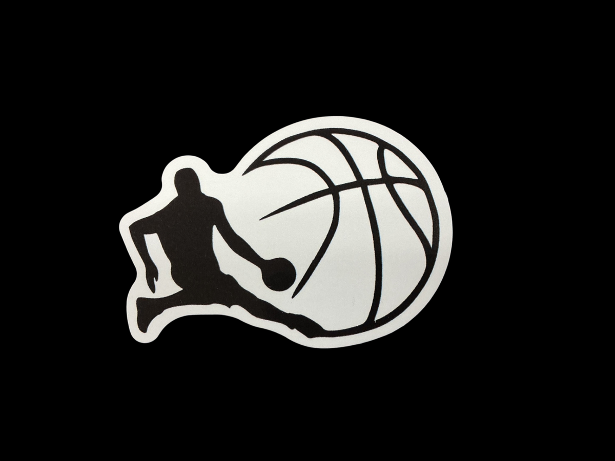 Black and White Vinyl Sticker