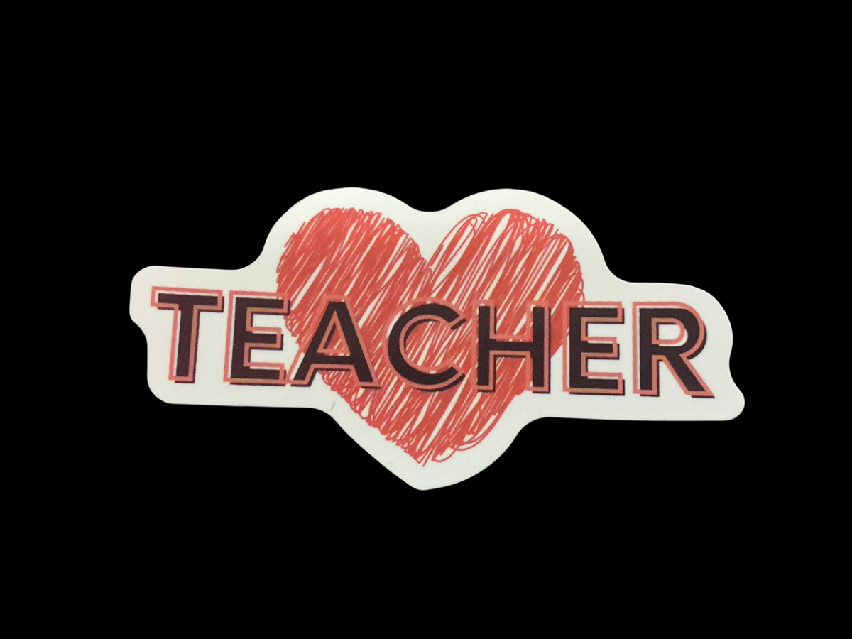 White Vinyl Sticker