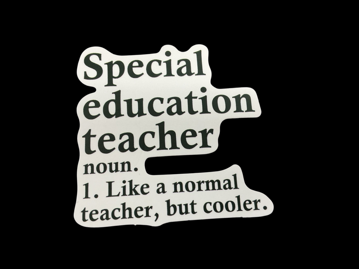 White Vinyl Sticker