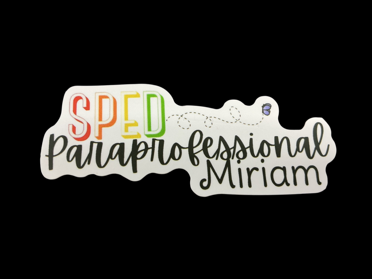 White, Black, Multicolor Vinyl Sticker