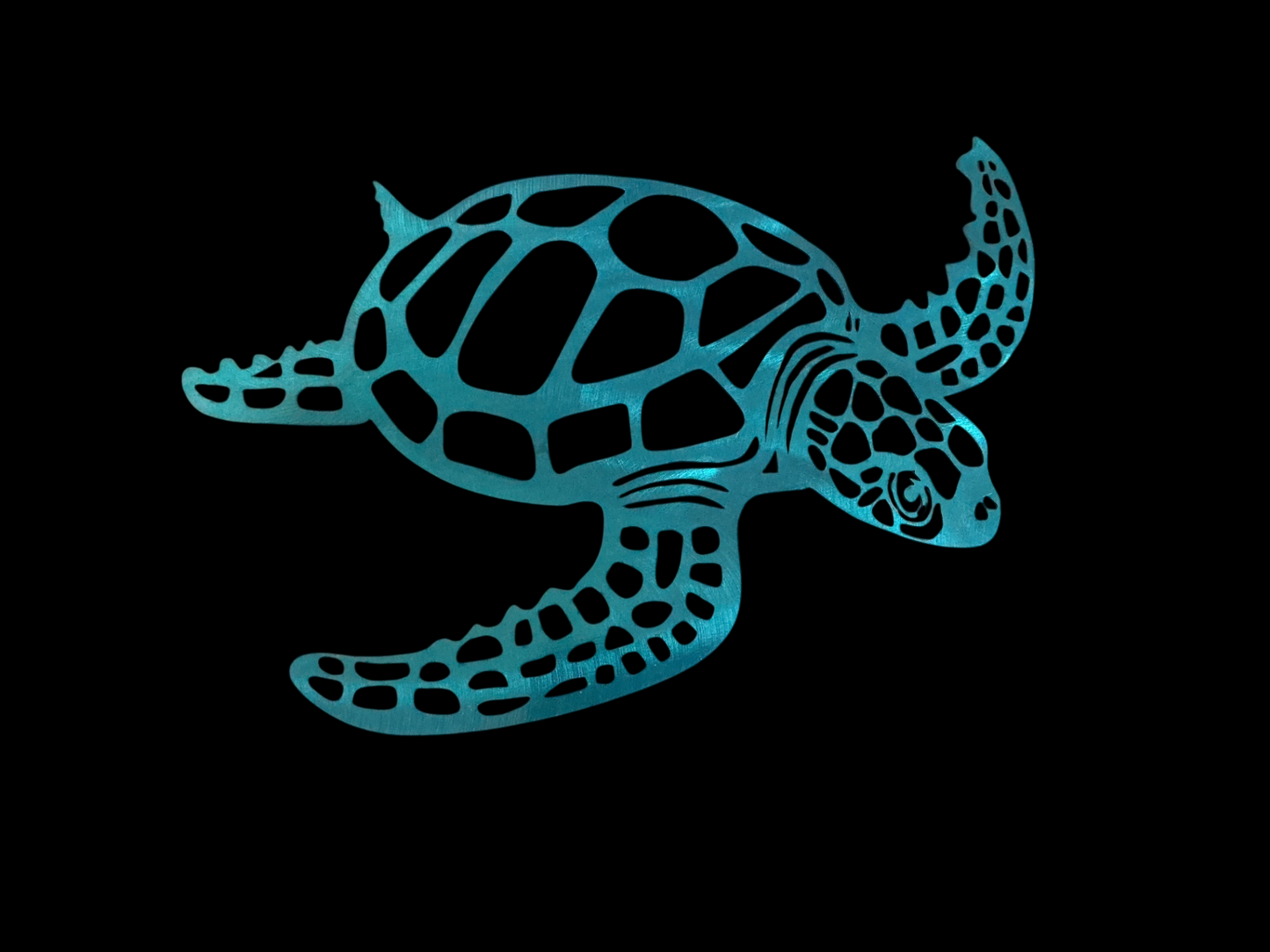 Turtle Wall Art Turquoise