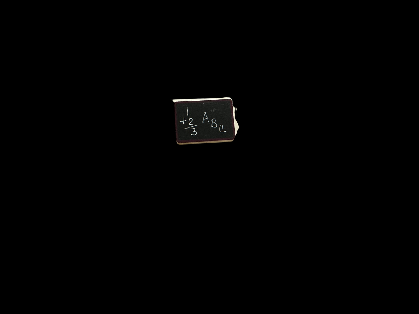 Chalkboard Pin