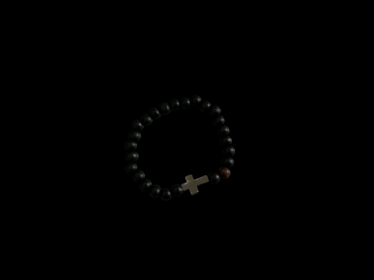 Cross Bracelet Black