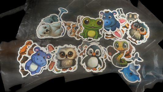Sticker Pack Multicolor Animals