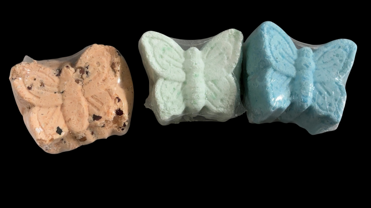 Bath Bomb One Size Peach, Mint Green, Blue