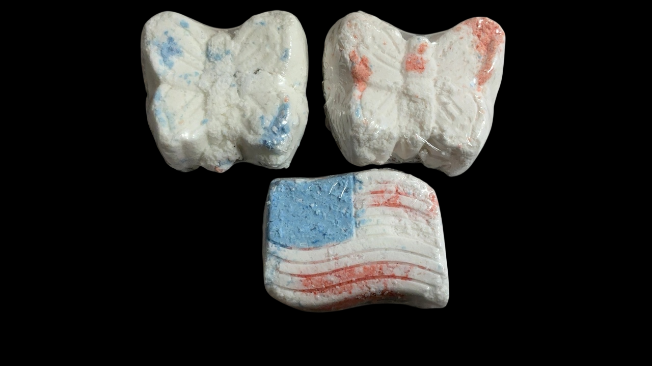 Freedom Factory Bath Bomb One Size White, Blue, Red