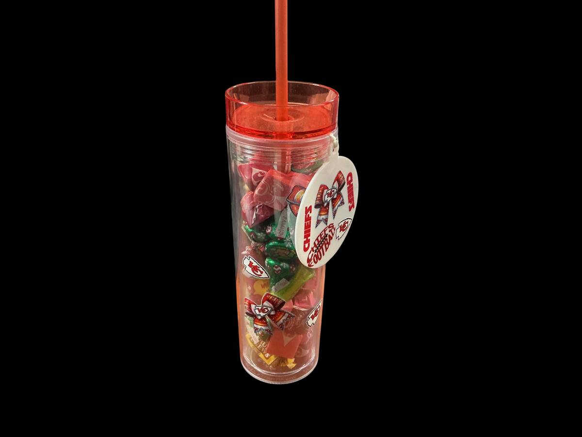 Clear, Red, Orange Plastic Freedom Factory Tumbler