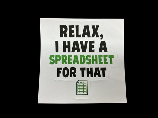 White, Black, Green Vinyl sticker paper Sticker Pack