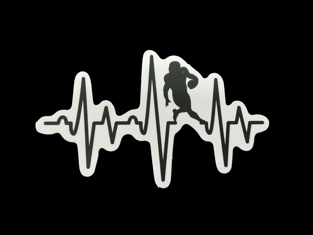 Black and White Vinyl Sticker