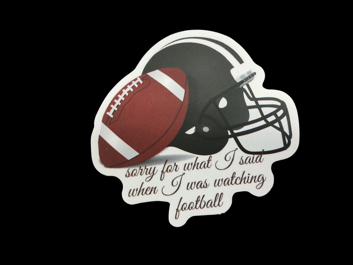 Black, Red, White Vinyl Sticker