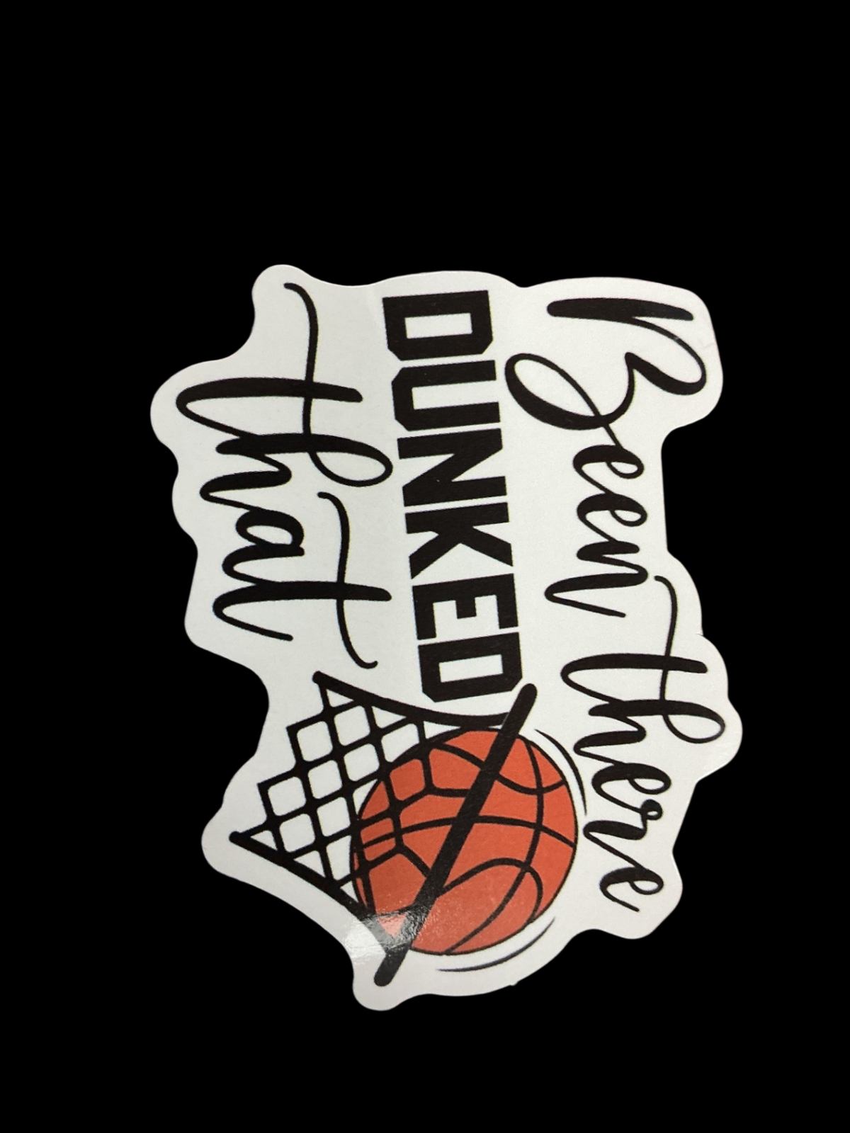 White Vinyl Sticker