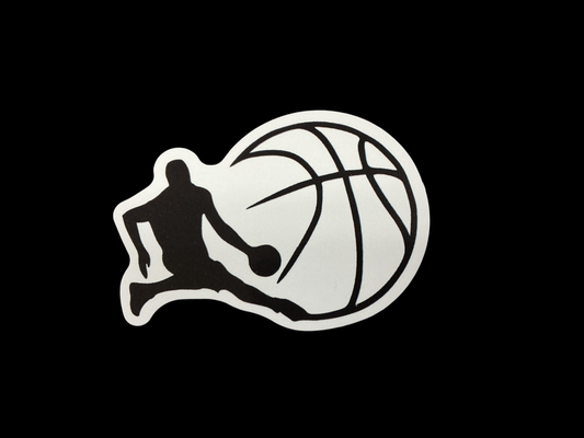 Black and White Vinyl Sticker