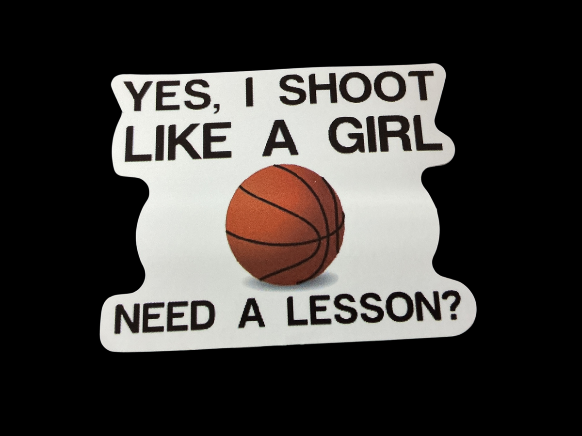 White Vinyl Sticker