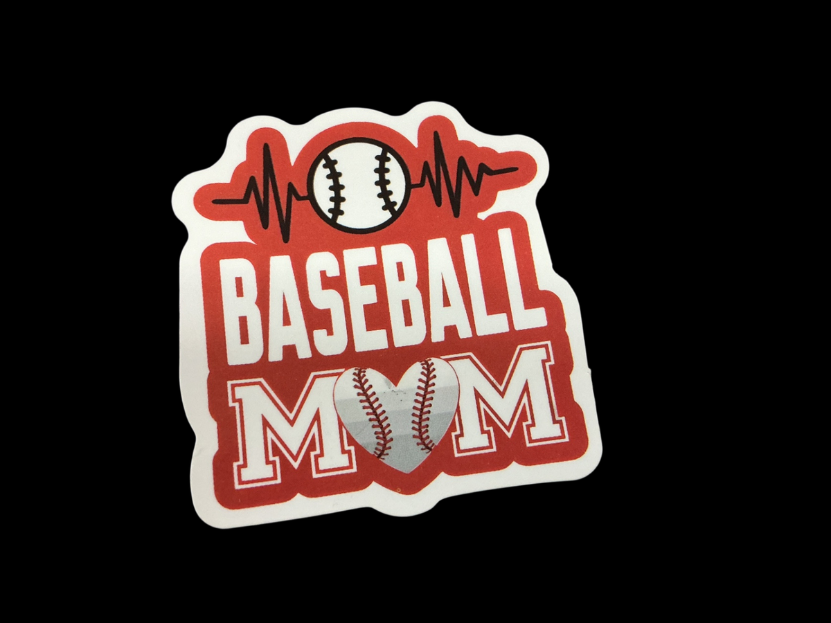 Red, White, Black Vinyl Sticker
