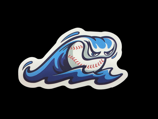 Blue, White, Navy, Red Vinyl Sticker