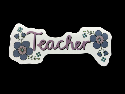 White Vinyl Sticker