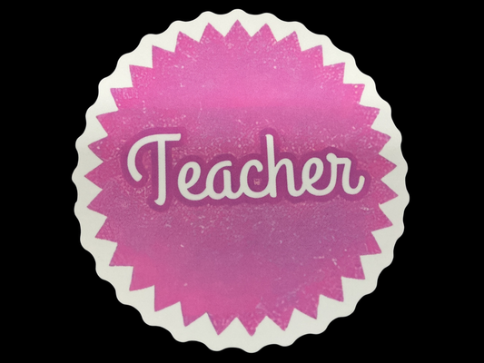 Pink Vinyl Sticker