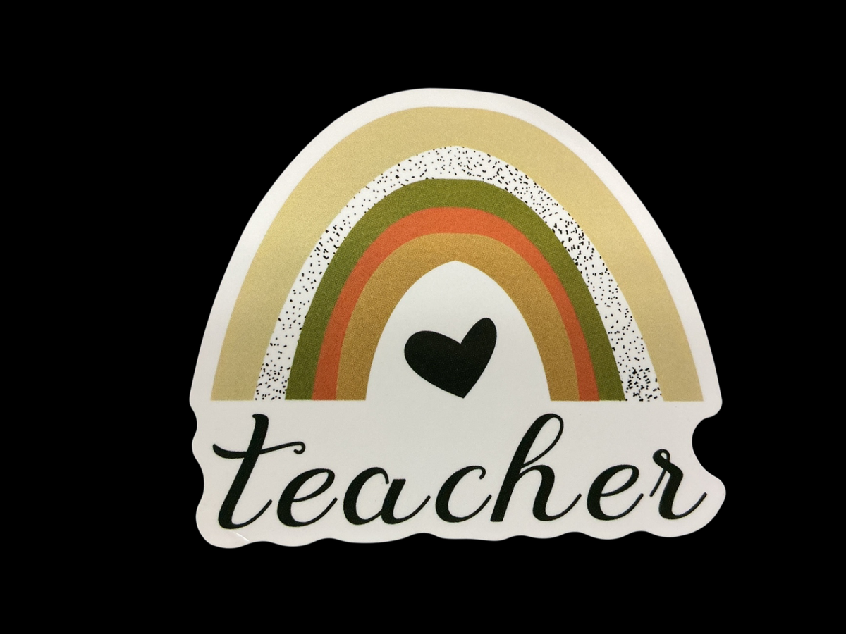White Vinyl Sticker