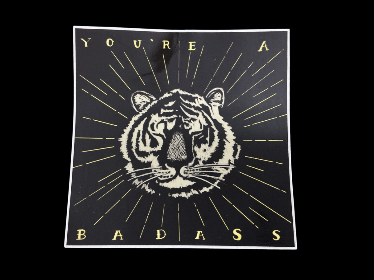 Black Vinyl Sticker