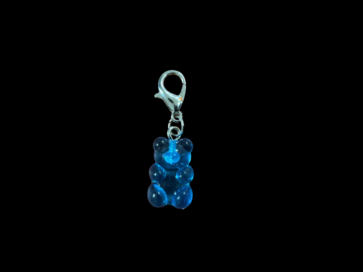 Blue Plastic, Metal Charm