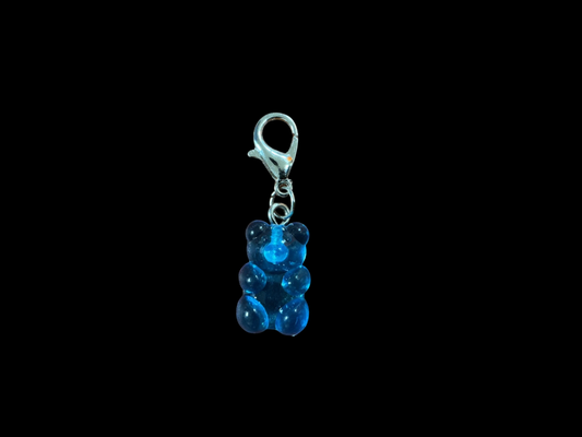 Blue Plastic, Metal Charm