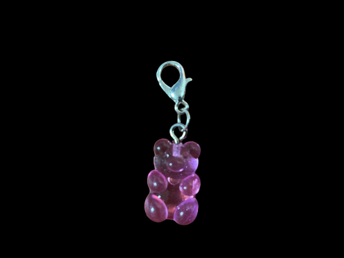Pink Plastic and metal Charm